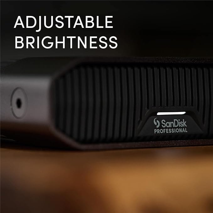 SanDisk Professional 4TB G-Drive Enterprise-Class External Desktop Hard Drive - 7200RPM Ultrastar HDD Inside, USB-C (10Gbps), USB 3.2 Gen 2, Mac Ready - SDPHF1A-004T-NBAAD
