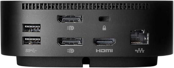 HP USB-C/A Universal Dock G2 - for Notebook - 100 W - USB Type C, Type A - 3 Displays Supported - 6 x Ports - 4 x 3.0 - -C - Network (RJ-45) - HDMI - DisplayPort - Black - Wired
