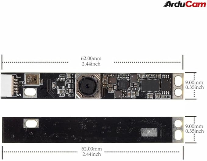 Arducam 5MP Autofocus USB Camera Module for Raspberry Pi, 2592(H)×1944(V)@30fps Lightburn Camera with Single Microphone, Mini-Sized Webcam for Linux, Windows, and Android