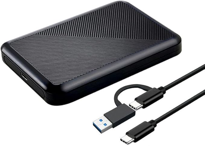 250GB Ultra Slim Portable External Hard Drive USB 3.1 Type C HDD Storage for PC, Mac, Laptop, PS4, Xbox one