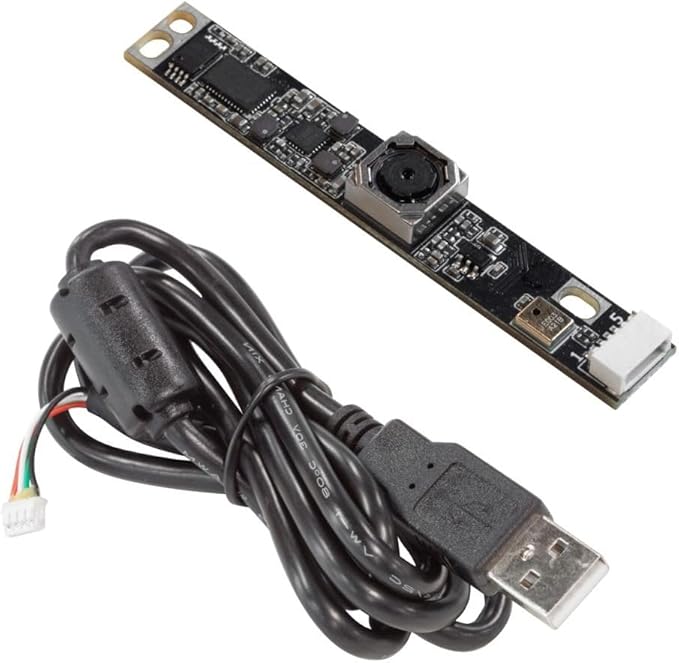 Arducam 5MP Autofocus USB Camera Module for Raspberry Pi, 2592(H)×1944(V)@30fps Lightburn Camera with Single Microphone, Mini-Sized Webcam for Linux, Windows, and Android