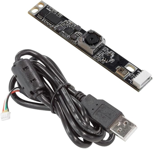 Arducam 5MP Autofocus USB Camera Module for Raspberry Pi, 2592(H)×1944(V)@30fps Lightburn Camera with Single Microphone, Mini-Sized Webcam for Linux, Windows, and Android