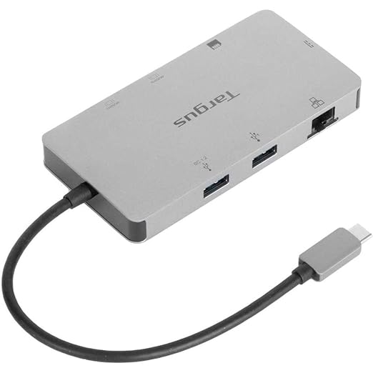 Targus USB-C Dual HDMI 4K Docking Station with 100W PD Pass-Thru - Expand Your HDMI, USB, and Ethernet Connections On-The-Go (DOCK423TT)