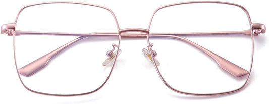 Dollger Blue Light Blocking Glasses women Anti Glare UV Filter Computer Gaming Glasses Retro matal square Eyeglasses Frame
