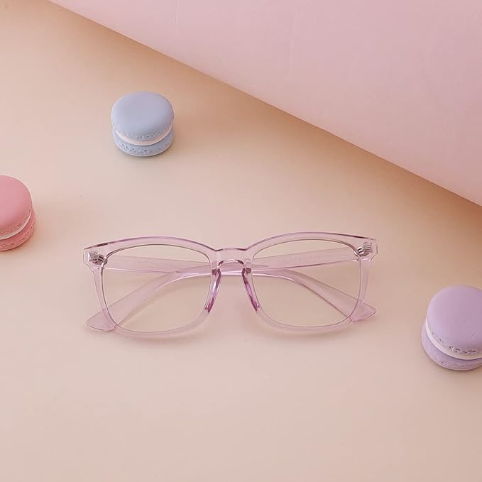 Cyxus Blue Light Glasses Men Women Reduce Eye Strain UV Blocking for Office Work Computer Screen 8082
