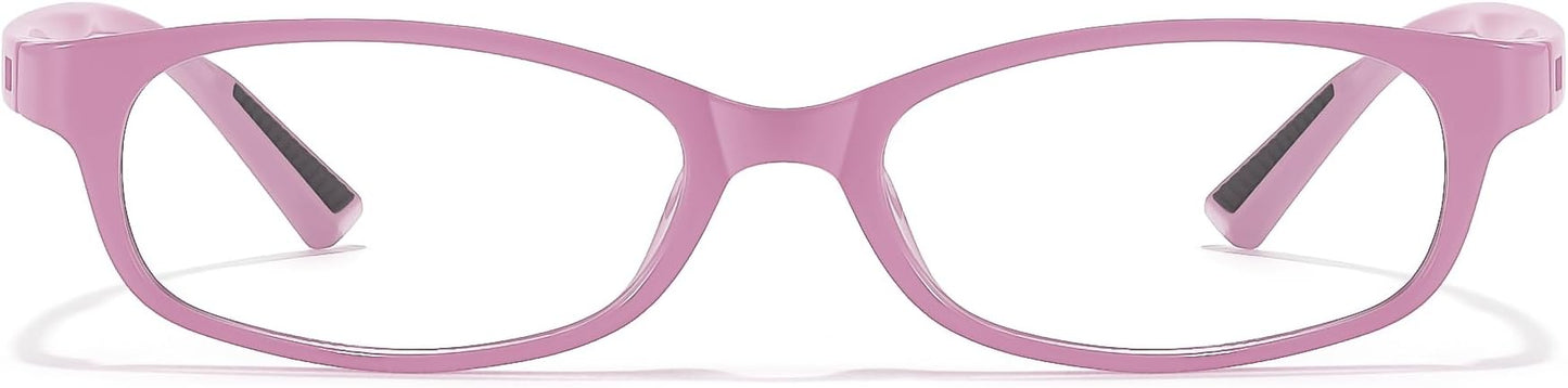SODQW Office-Siren Blue Light Glasses for Women, Rectangle Frame, Y2K Small Eyewear, Anti Eyestrain Computer Glasses