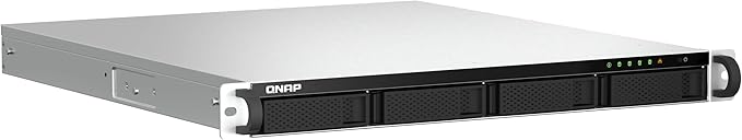 QNAP TS-464U-4G-US 4 Bay High-Speed Rackmount Dual-2.5GbE NAS Intel® Celeron® N5105/N5095 CPU, 4GB DDR4 Memory and 2.5GbE (2.5G/1G/100M) Network Connectivity (Diskless)