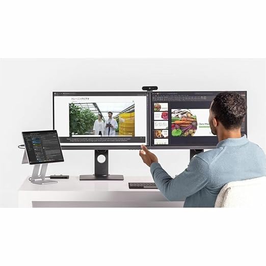 Microsoft Surface USB4 Dock – Gigabit Ethernet, USB C to 2xUSB-C/1xUSB-A/HDMI (65W Power Delivery) - Black