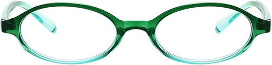 Retro Small Oval Glasses for Women Men 90s Small Face Blue Light Eyeglasses Cosplay Y2K Fake Glasses