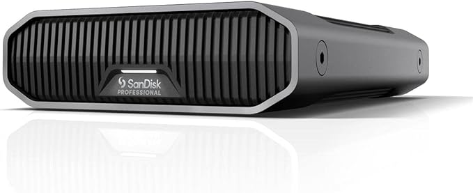 SanDisk Professional 4TB G-Drive Enterprise-Class External Desktop Hard Drive - 7200RPM Ultrastar HDD Inside, USB-C (10Gbps), USB 3.2 Gen 2, Mac Ready - SDPHF1A-004T-NBAAD