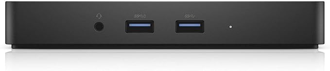 DELL WD15 Monitor Dock 4K with 180W Adapter, USB-C, (450-AEUO, 7FJ4J, 4W2HW) (Renewed)']