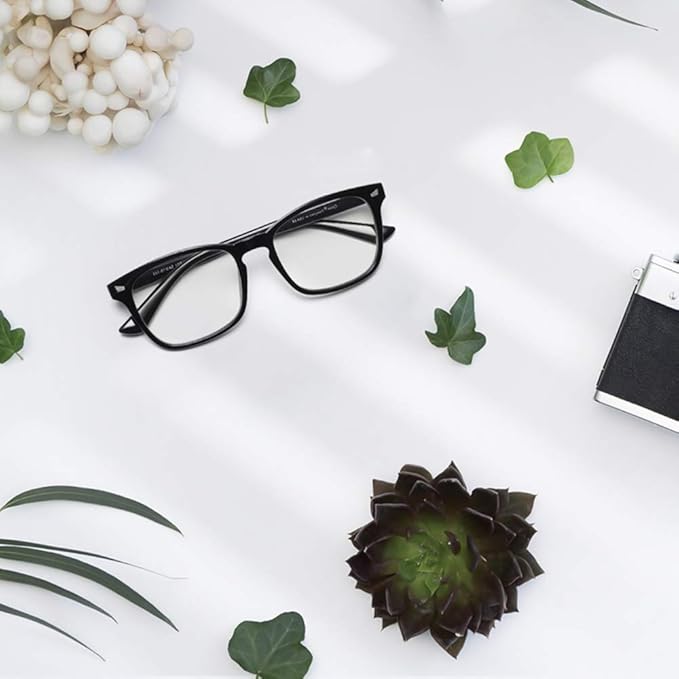 Cyxus Blue Light Glasses Men Women Reduce Eye Strain UV Blocking for Office Work Computer Screen 8082