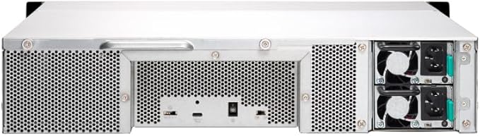 QNAP 12-Bay 2U rackmount USB-C 3.1 Gen2 10Gbps JBOD Expansion, W125662850 (Gen2 10Gbps JBOD Expansion Unit, redundant PSU with a 1-Meter USB-C to USB-A 3.1 Gen2 Cable.)