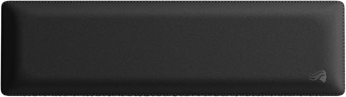 Glorious Gaming Padded Keyboard Wrist Rest (TKL, 25mm Thick) - Anti-Fray Stitched Edges, Smooth Cloth Surface, Anti-Slip Rubber Base, Medium Firmness, 360 x 100 x 25mm - Black