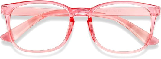 Blue Light Glasses for Woman Men | 99% Blue Light Blocking Glasses | Computer Glassess | Gaming | TV Phone Screen Reader Square Frame | Anti Eyestrain & UV Glare,1 Pack