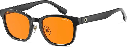 ANYLUV Blue Light Glasses Men Women Computer Gaming Glasses Anti Eyestrain Lightweight Blue Light Blocking Glasses