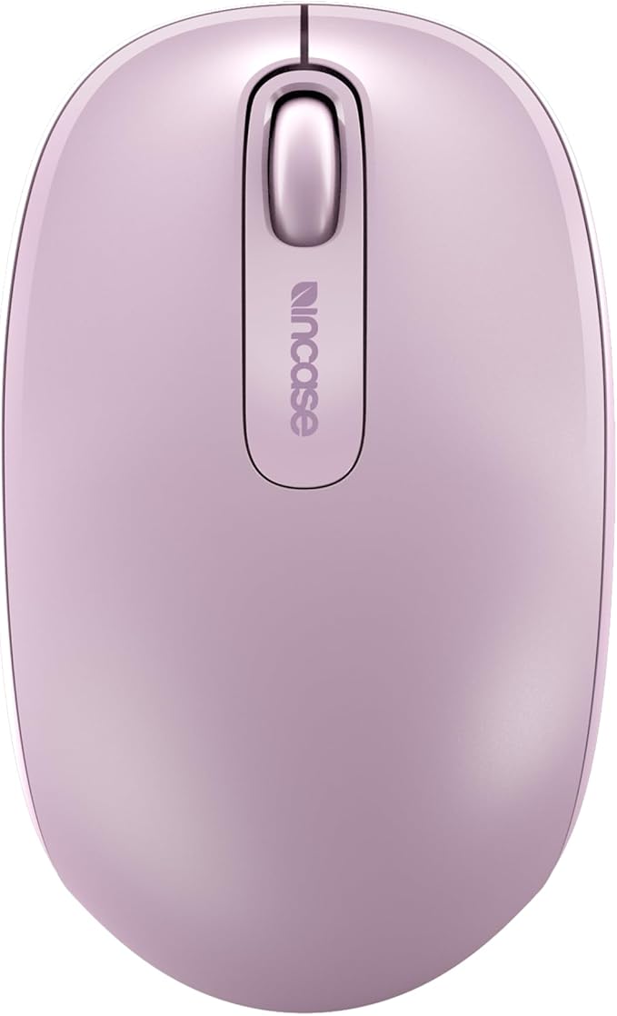 Incase Wireless Mobile Mouse 1850 – Designed by Microsoft – Compact, Comfortable, Right/Left Hand Use, 6-Month Battery Life, Nano Transceiver, Works with Mac/Windows 8/10/11 (Light Orchid)