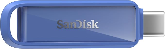 SanDisk 512GB Phone Drive with USB Type-C - for Smartphones, Tablets, and Computers - Up to 150MB/s, USB 3.2 Gen 1 - Maritime Blue - SDIXS0N-512G-GN6ND