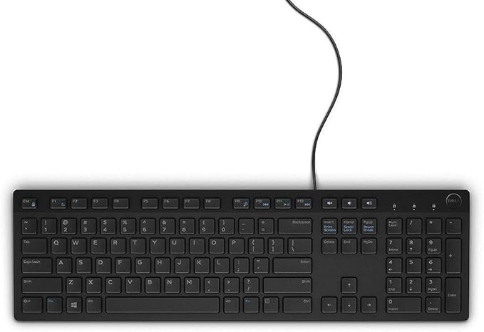 Dell Wired Keyboard - Black KB216 (580-ADMT)