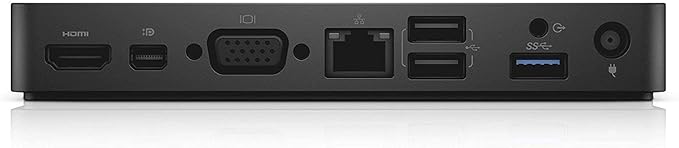 Dell WD15 Monitor Dock 4K with 130W Adapter, USB-C, (450-AFGM、6GFRT) (Renewed)