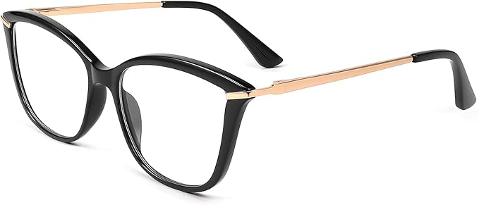 FEISEDY Blue Light Blocking Glasses Computer Glasses Women Men Cateye TR90 Frame B2772