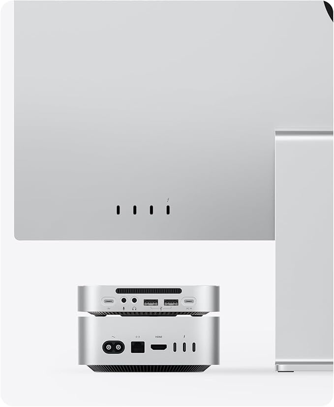 ORICO MiniMate SE Mac mini M4 1TB Storage & Docking Station, External SATA SSD (Non-Removable) 5Gbps(480MB/s), USB A*4, USB-C, SD/TF 3.0, 3.5mm Audio, Includes 2 Cables – M4SE