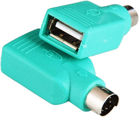 PS2 to USB Female,PS/2 Male Converter Changer Adapter for Wired Mouse 2pcs by Oxusbor(Notice:Can't Match All Motherboard,Have Matching Problem)