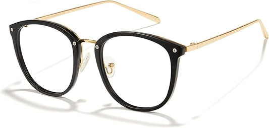 Cyxus Blue Light Glasses for Woman, Stylish Cat Eye Blue Light Blocking Computer Glasses for Working, Laptop and Screen Use