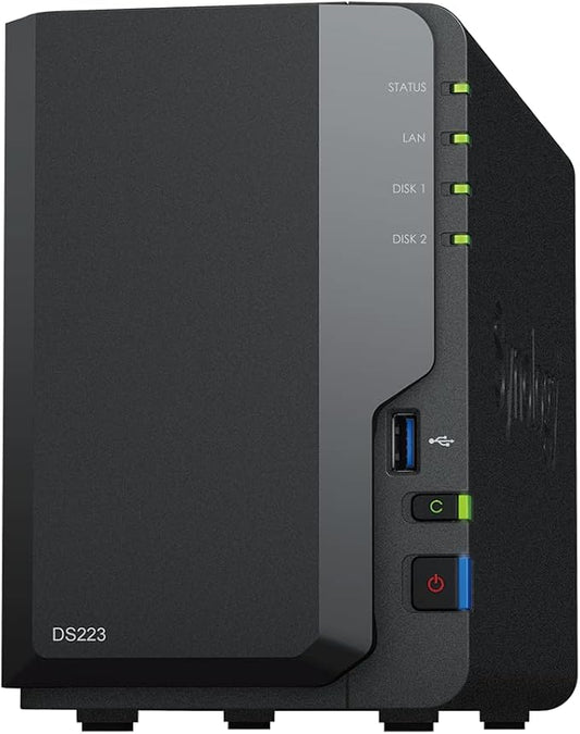 Synology 2-Bay NAS DS223 (Diskless)