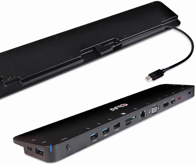 Club 3D CSV-1565 USB Gen1 Type-C Triple Display DP1.4 Alt Mode Smart PD3.0 Charging Dock with 100 Watt Power Supply
