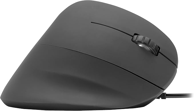 Speedlink PIAVO Ergonomic Vertical Mouse - Wired Ergonomic Vertical Mouse with USB Port for Office/Home Office, Black