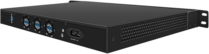 1U 19 Inch Rack Mount Firewall Appliance, OPNsense, VPN, Network Router, Alder Lake N95CPU/N97CPU, RJ53, 4 x 226-V 2.5GbE, VGA, GPIO, SIM Slot, 32G RAM, 128G SSD