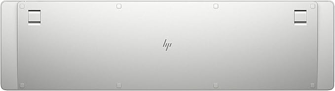 HP 970 Programmable Wireless Keyboard (Silver) - Bluetooth & 2.4 GHz Wireless Multi-Device Connectivity - USB-C Rechargeable Battery - 24 Programmable Keys - Works with Windows & MacOS (3Z729AA#ABA)