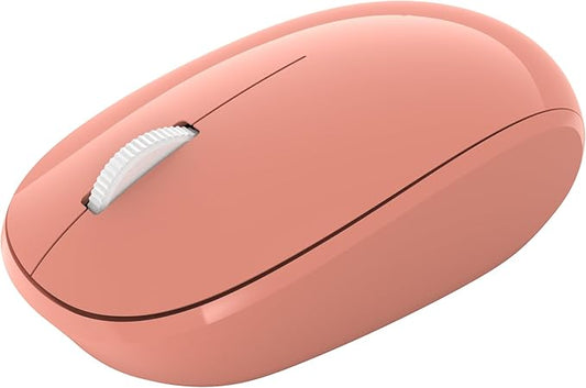 Incase Bluetooth Mouse - Designed by Microsoft - Compact, Comfortable, Right/Left Hand Use, 4-Way Scroll Wheel, Wireless Bluetooth Mouse for PC/Laptop/Desktop, Mac/Windows Computer (Peach)