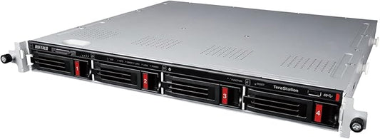 BUFFALO TeraStation Essentials 4-Bay Value-Focused Rackmount NAS 8TB (4x2TB) with Hard Drives Included