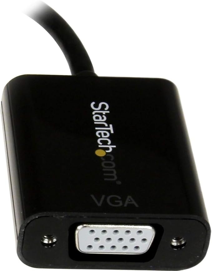 StarTech.com DisplayPort to VGA Adapter - Active DP to VGA Converter - 1080p Video - DP/DP++ Source to VGA Monitor Cable Adapter - DP to VGA Adapter Dongle Digital to Analog - DP 1.2 to VGA (DP2VGA3)