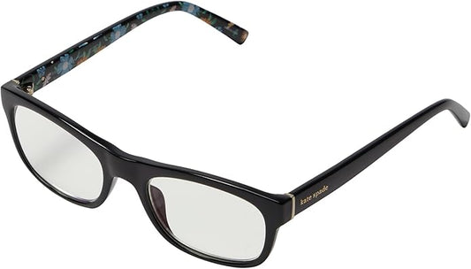 kate spade new york womens Evie Blue Light Readers Rectangular Reading Glasses