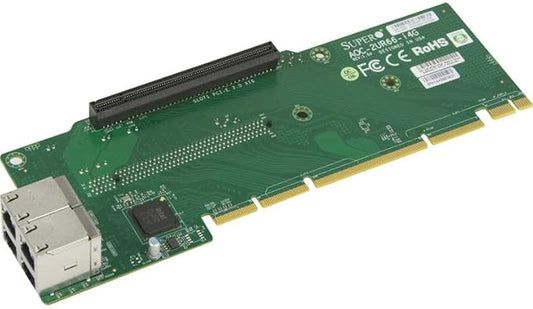 Compatible with Supermicro AOC-2UR66-I4G 2U Ultra Riser 4-Port GbE, Intel I350