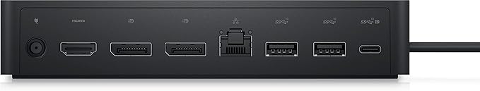 Dell Universal Dock (UD22): USB-C Docking Station with Future-Ready Design + HDMI & DisplayPort Cables + Ethernet - Dock Hub Bundle