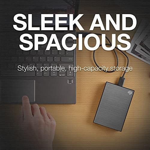 Seagate One Touch, 1TB, Password Activated Hardware encryption, Portable External Hard Drive, PC, Notebook & Mac, USB 3.0, Black (STKY1000400) (Renewed)