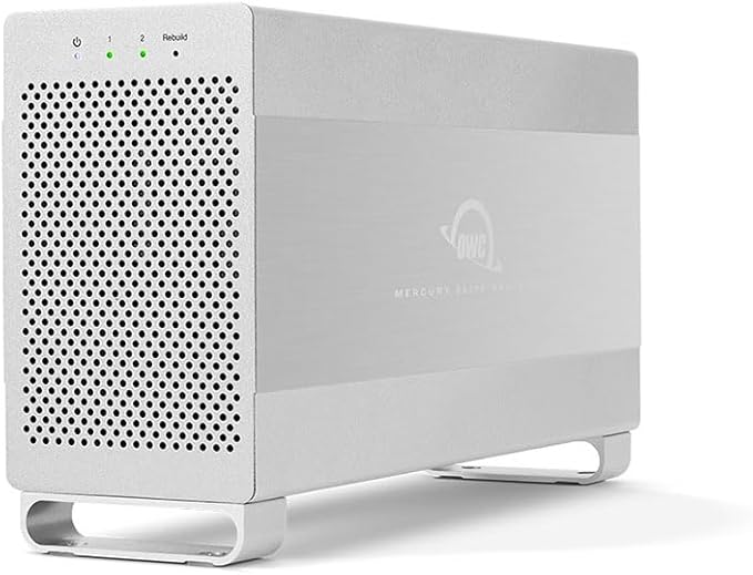 OWC Mercury Elite Pro 16TB 2 Bay RAID Enclosure with eSATA and USB 3.2 for Dual 3.5 inch HDD's, External Hard Drive Enclsoure for MAC and PC
