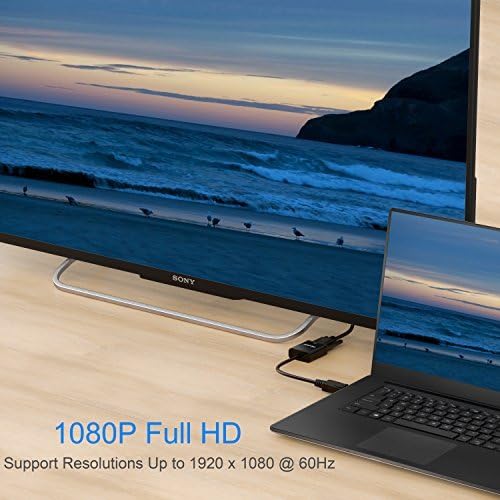 DisplayPort (DP) to VGA Adapter, 5 Pack, Gold-Plated Display Port to VGA Adapter (Male to Female) Compatible with Computer, Desktop, Laptop, PC, Monitor, Projector, HDTV - Black