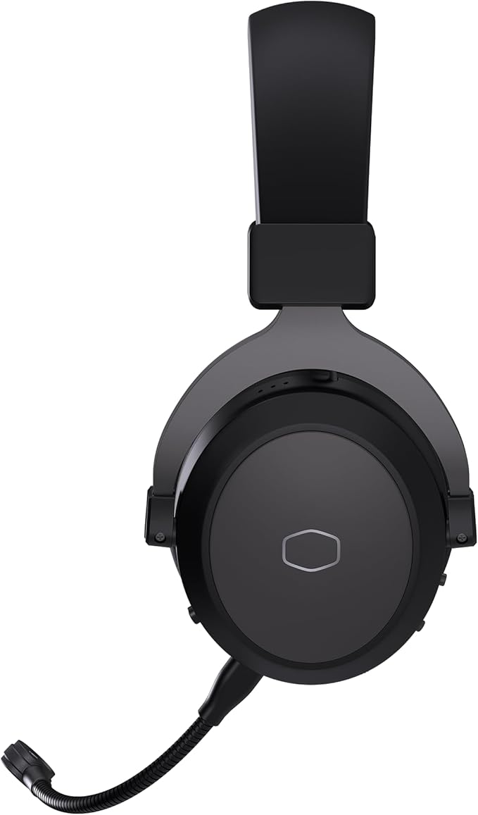 Cooler Master CH351 Wireless Gaming Over-Ear Headset – 3D Surround Sound, Lightweight, 2.4GHz | Bluetooth, 50mm Drivers, Unidirectional | Detachable Mic, 30-Hour Battery Life