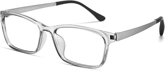 Cyxus Blue Light Glasses Computer Glasses UV Blocking GRP Square Frame Clear Lens Ultra Light Eyewear T34