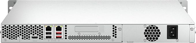 QNAP TS-464U-8G-US 4 Bay High-Speed Rackmount Dual-2.5GbE NAS Intel® Celeron® N5105/N5095 CPU, 8GB DDR4 Memory and 2.5GbE (2.5G/1G/100M) Network Connectivity (Diskless)