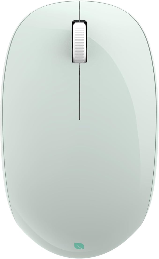 Incase Bluetooth Mouse - Designed by Microsoft - Compact, Comfortable, Right/Left Hand Use, 4-Way Scroll Wheel, Wireless Bluetooth Mouse for PC/Laptop/Desktop, Mac/Windows Computer (Mint)