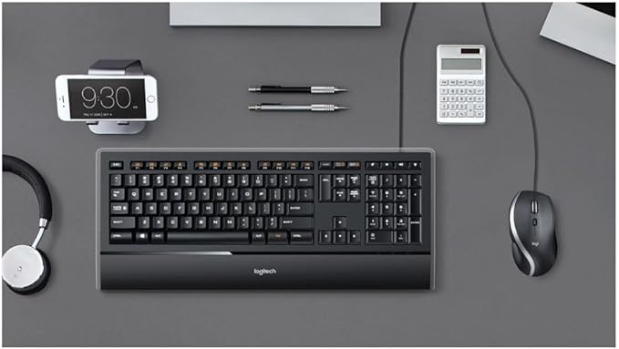 Logitech M500s Advanced Corded Mouse with Advanced Hyper-Fast Scrolling & Tilt, Customizable Buttons, High Precision Tracking with DPI Switch, USB Plug & Play