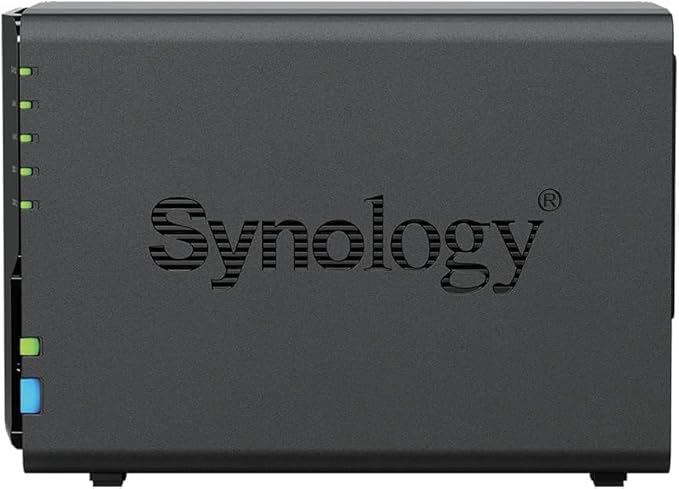 Synology DS225+ 2-Bay Diskstation NAS (Intel Celeron J4125 Quad-Core, 2 GB Non-ECC DDR4 SODIMM 1 x 2,5 GbE und 1 x 1 GbE RJ-45 LAN-Port) 16TB Bundle with 2X 8TB Seagate Ironwolf
