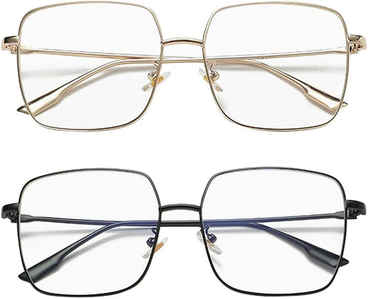 Dollger Blue Light Blocking Glasses women Anti Glare UV Filter Computer Gaming Glasses Retro matal square Eyeglasses Frame