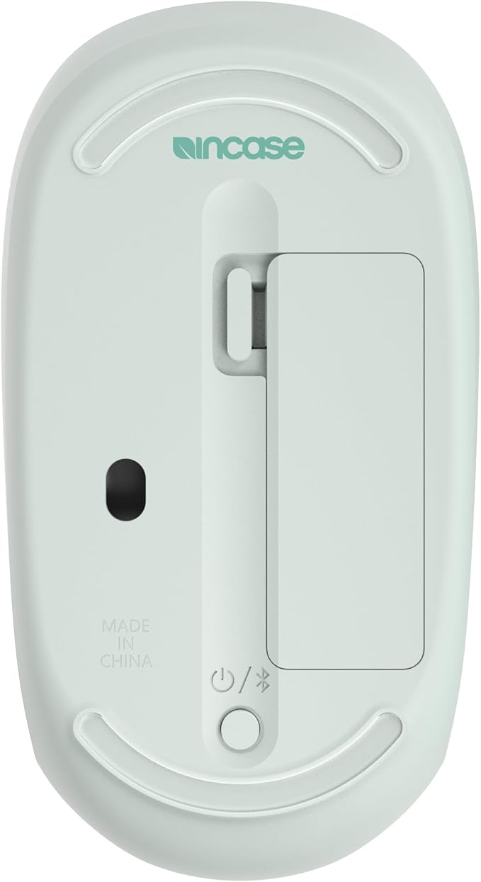 Incase Bluetooth Mouse - Designed by Microsoft - Compact, Comfortable, Right/Left Hand Use, 4-Way Scroll Wheel, Wireless Bluetooth Mouse for PC/Laptop/Desktop, Mac/Windows Computer (Mint)